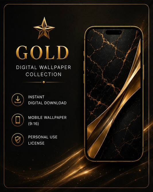 Gold Digital Wallpaper Collection